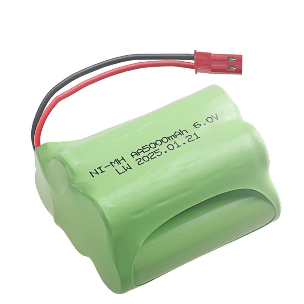 6V 5000mAh NI-MH Battery For RC Cars Robots Tanks Gun rc Boats parts With JST Plug AA 2400mah 6v NiMH Rechargeable Battery Pack