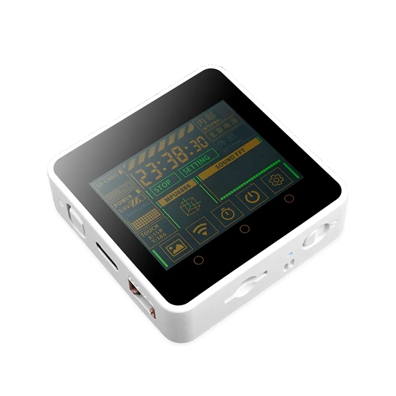 Aaael-para m5stack core2 v1.1 esp32 tela de toque iot kit desenvolvimento wifi habilitado 16mb flash 8mb psram com programação gráfica