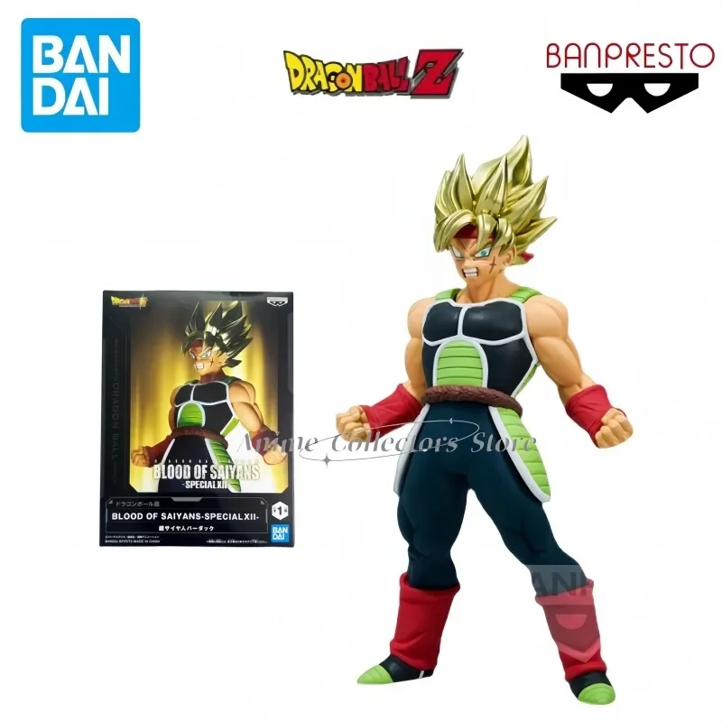 Bandai Banpresto-figuras de acción de Dragon Ball Z Super Saiyan Burdock, modelo de colección de PVC Original, adorno, juguete para regalo