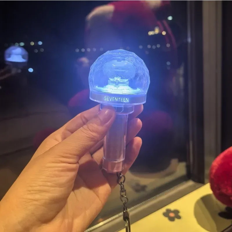 

SEVENTEENS Mini Lightstick Keychains Carat Bong Charms Kpop Celebrity Bag Fans Collection Gifts