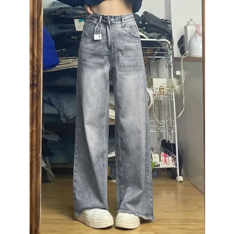 

Молодежная женская одежда, уличная одежда, офисная работа, деловые официальные женские джинсовые брюки, модные удобные, элегантные, шикарные, базовые