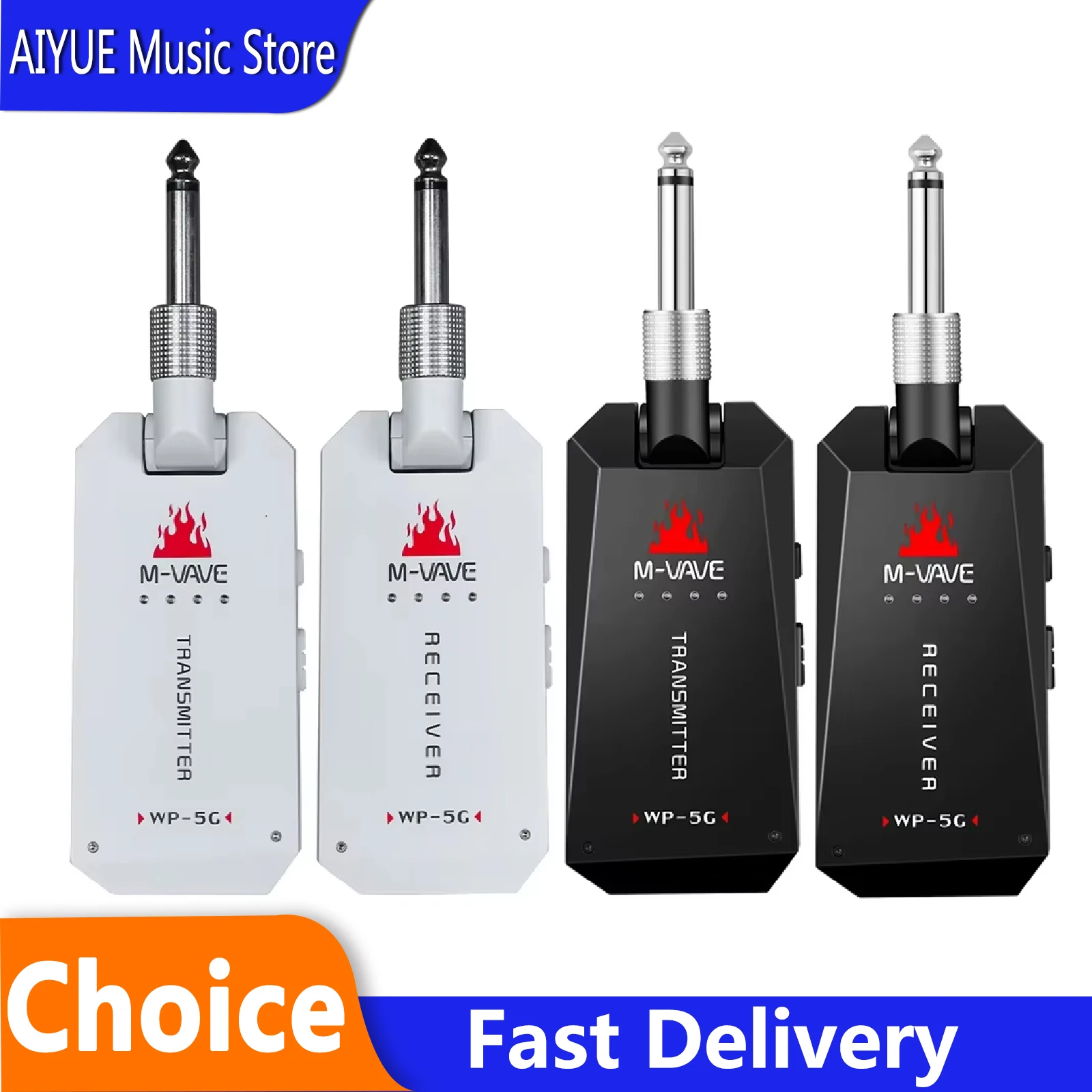 �y�Z�[�����zM-VAVE WP-5G 5.8G ���C�����X�M�^�[�V�X�e�����C�����X�I�[�f�B�I�g�����X�~�b�^�[���V�[�o�[�[�d���M�^�[�A���v�A�N�Z�T���[�p�[�c