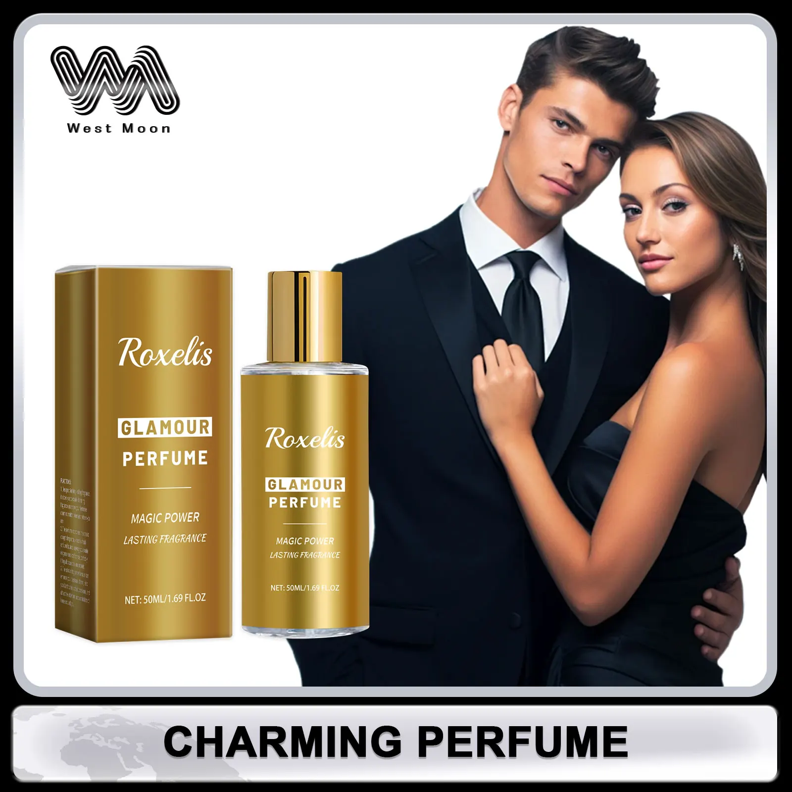 

Charm Perfume Gulong Fragrance Scented Body Mist Attracting Women Scented Body Mist Armpit Odor Remover Fresh Perfume for Dating