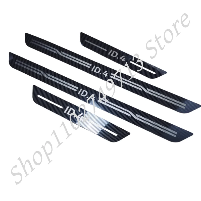 for Volkswagen ID.4 crozz VW ID4 2020 20212022 Door Sill Scuff Plate Kick Guard Pedal Threshold Step Protector Stainless
