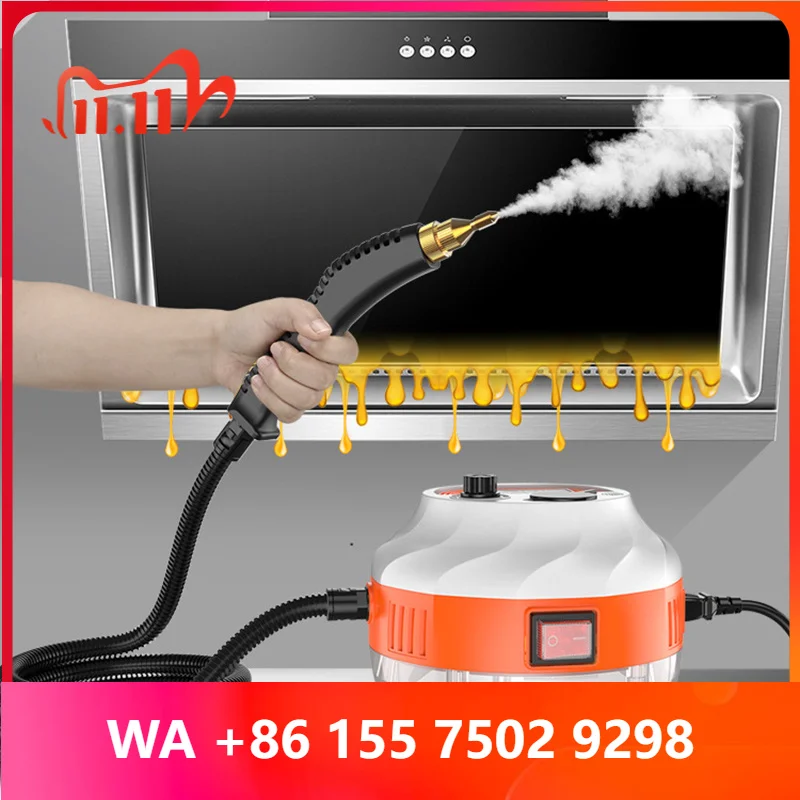 Steam Cleaner High Pressure And Temperature Handhled Steam Cleaner Air Conditioning Kitchen Hood Home /Car Steaming Cleaner