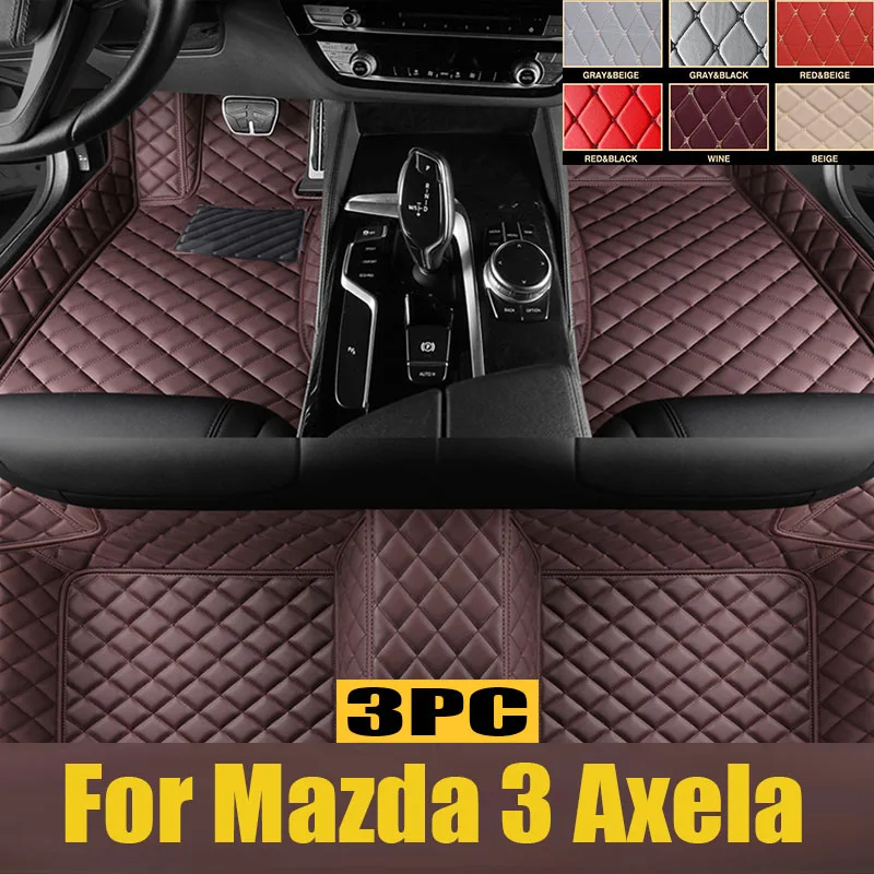 

Car Floor Mat for Mazda 3 Axela BK Sport 23S 2004~2009 2005 2006 Foot Parts TPE Liner Carpet Pad Custom Cover Rug trunk mat