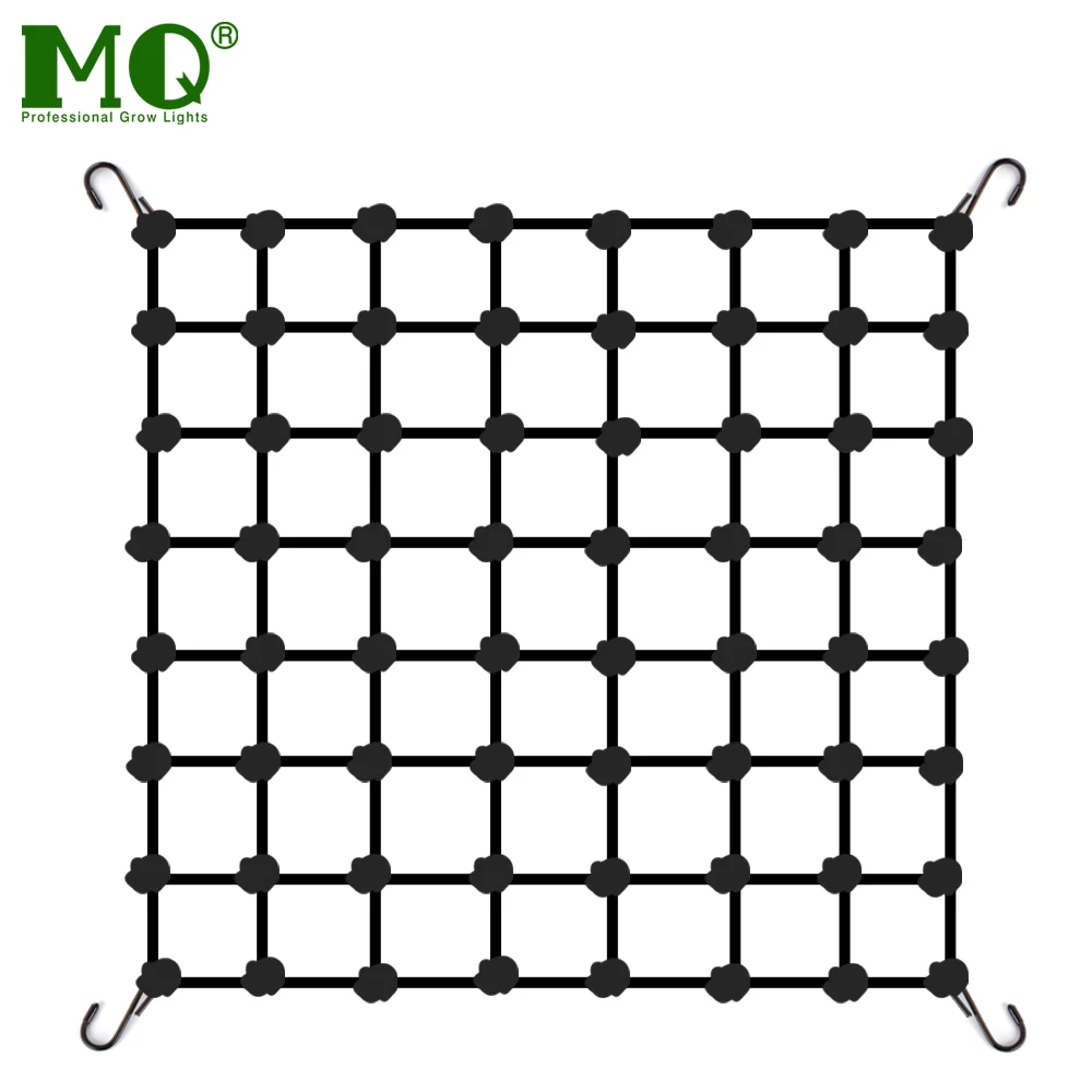 15\'\' 35\'\' 47\'\' 95\'\' Grow Tent Netting Plant Support Elastic with Hooks For Gardening Flowers Plants Support Net Garden Planting