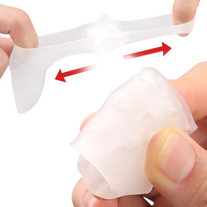 8pcs Silicone Toe Separator Bunion Corrector Hammer Toe Corrector Soft Silicone Material for Toe Separation Foot Care Tool