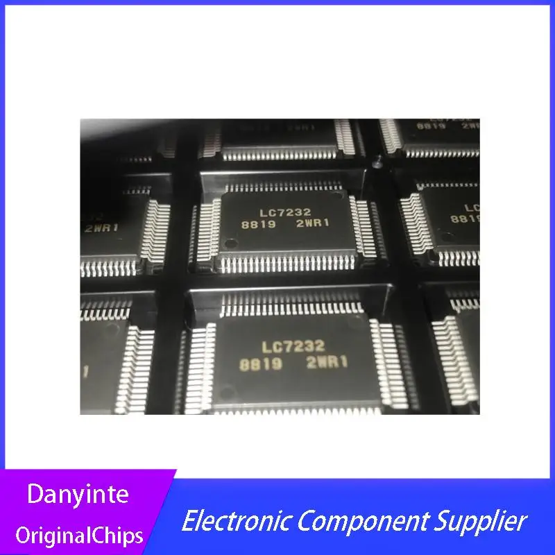 NEW   2PCS/LOT   LC7232   QFP80l