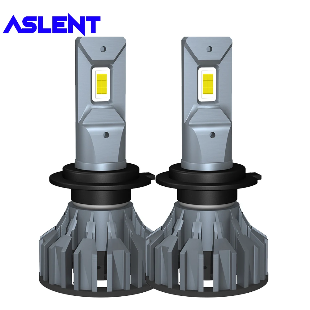 

ASLENT H7 H4 LED Lights Bulbs 9005 HB3 9006 HB4 H1 LED H8 H9 H11 Headlight 60W 16000LM 6500K White 8000K Blue Car Headlamp F12