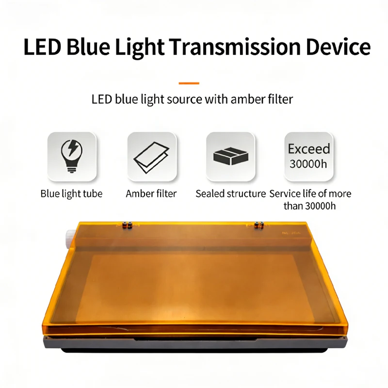 LED Blue Light Gel Cutting Instrument Laboratory Transmission Equipment BL-20A Gel Cutting Lamp for Scientific Research