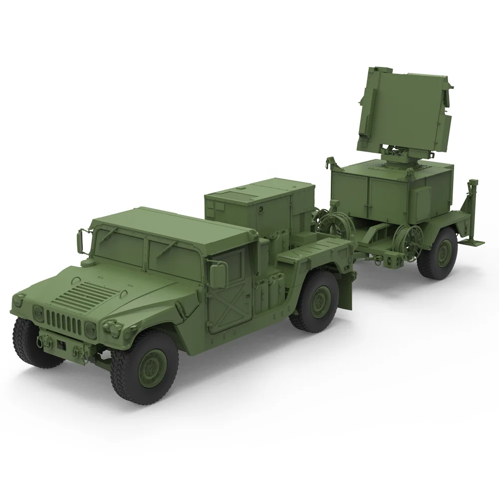 1/220 1/160 1/87 MRY-SFW SS137 Railway Military Model USA SPAA M1097A2 CLAWS