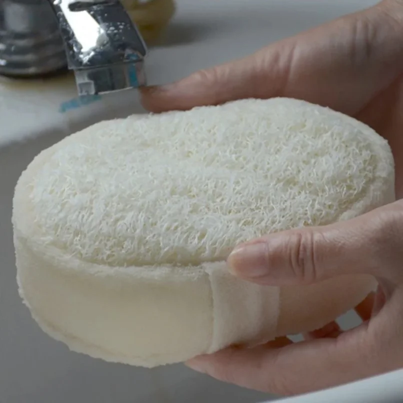 

100% Natural Loofah Sponge Unisex Bath Towel Wipe Thick Sponge Bath Shower Rub Wash Body Scrubber Durable Healthy Massage Brush