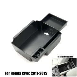 Car Accessories Central Armrest Storage Box Console Tray Holder Case Palle decoration for Honda Civic 9th 10th Gen 2011-2018
