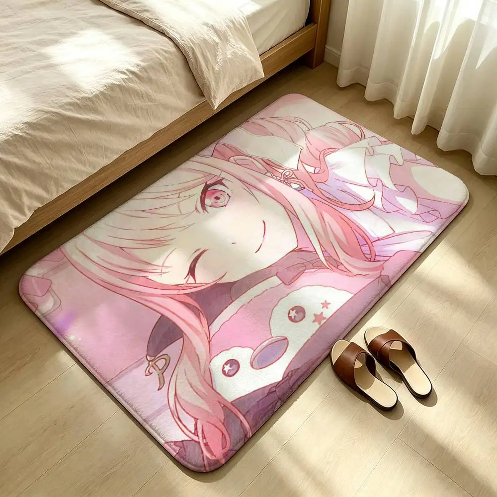 P-Project S-SEKAI Mizuki Akiyama Shower Room Absorbent Small Floor Mat Soft Comfortable Decorative Foot Mat