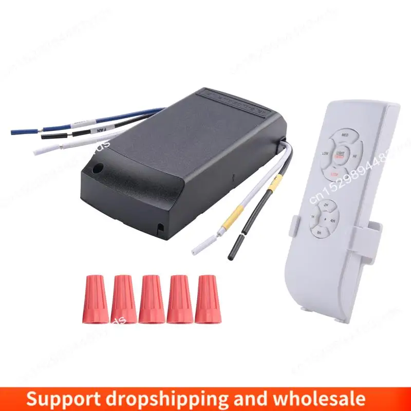 

AA86 Универсальный потолочный вентилятор, лампа, комплект дистанционного управления, переключатель синхронизации, регулятор скорости ветра, передатчик, приемник