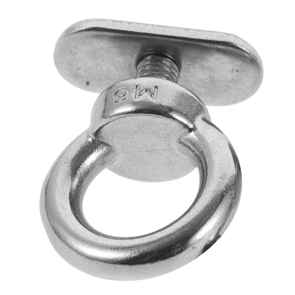 

Stainless Steel Track Mounting Eye Bolts Reliable Durable for Awnings Tent Kayak Rail Track Mount Eyelet