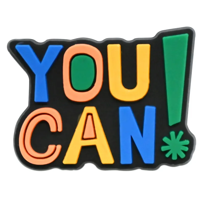 Phrase Shoe Charms Decoration for Crocs Pin Accessories Charms Bracelet Wristband DIY Shoe Party Gifts image 6