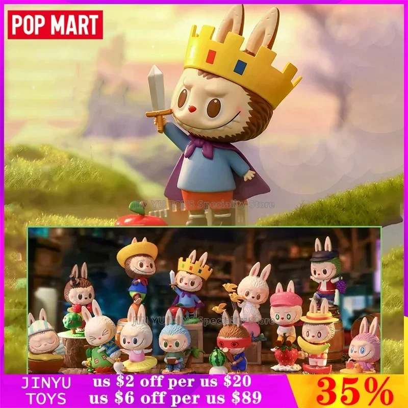 

POP MART LABUBU Fruit Series Blind Box Confirm Style Cute Anime Figure Designer Doll Cartoon Model New Year Gifts Kid Toys