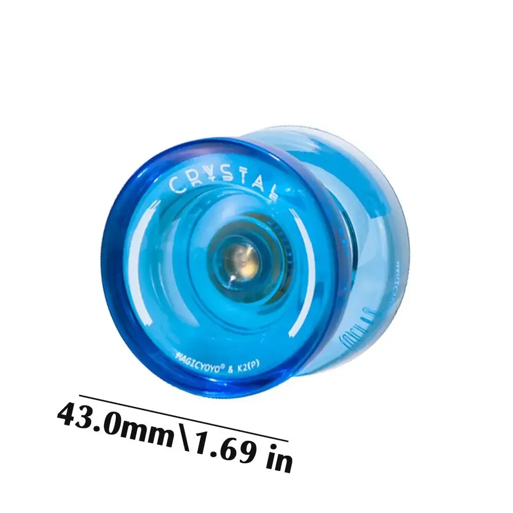 Yoyo de cristal sensible para principiantes, juguete clásico de ABS para regalo, rodamiento no sensible, YO-YO avanzado