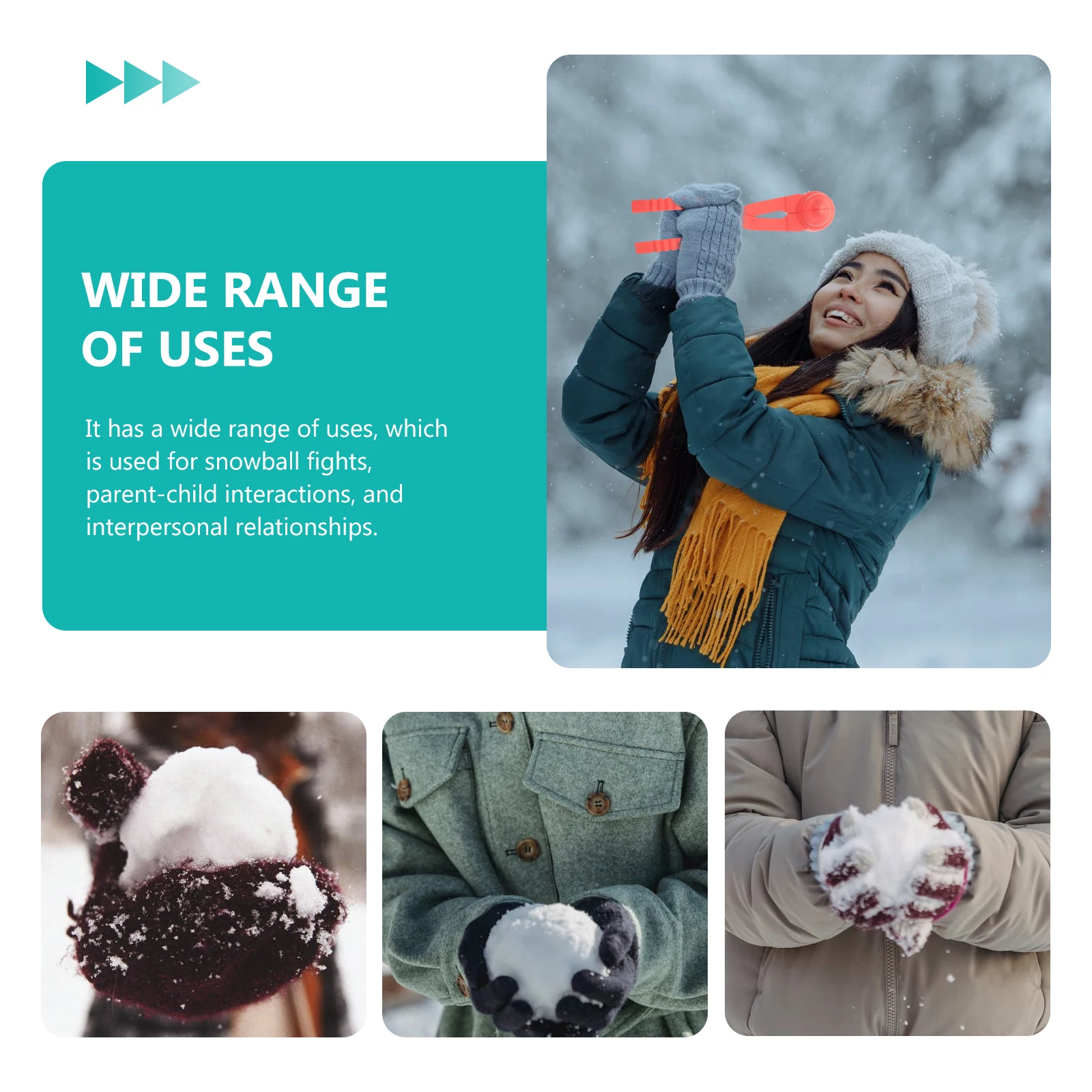 

2pcs Creative Kids Making Clamp Tools Beach Sand Playsets Winter Snow Outdoor Portable Clip Plaything For Children Balls Maker