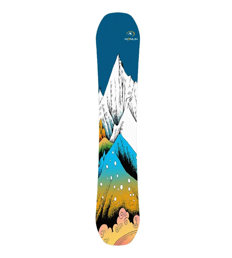 

2024 Snowboards Wholesale Snowboard Park Snowboard Bingings Child Colors Camber 125 Poplar Wood + Glass Fiber + ABS Children Ski