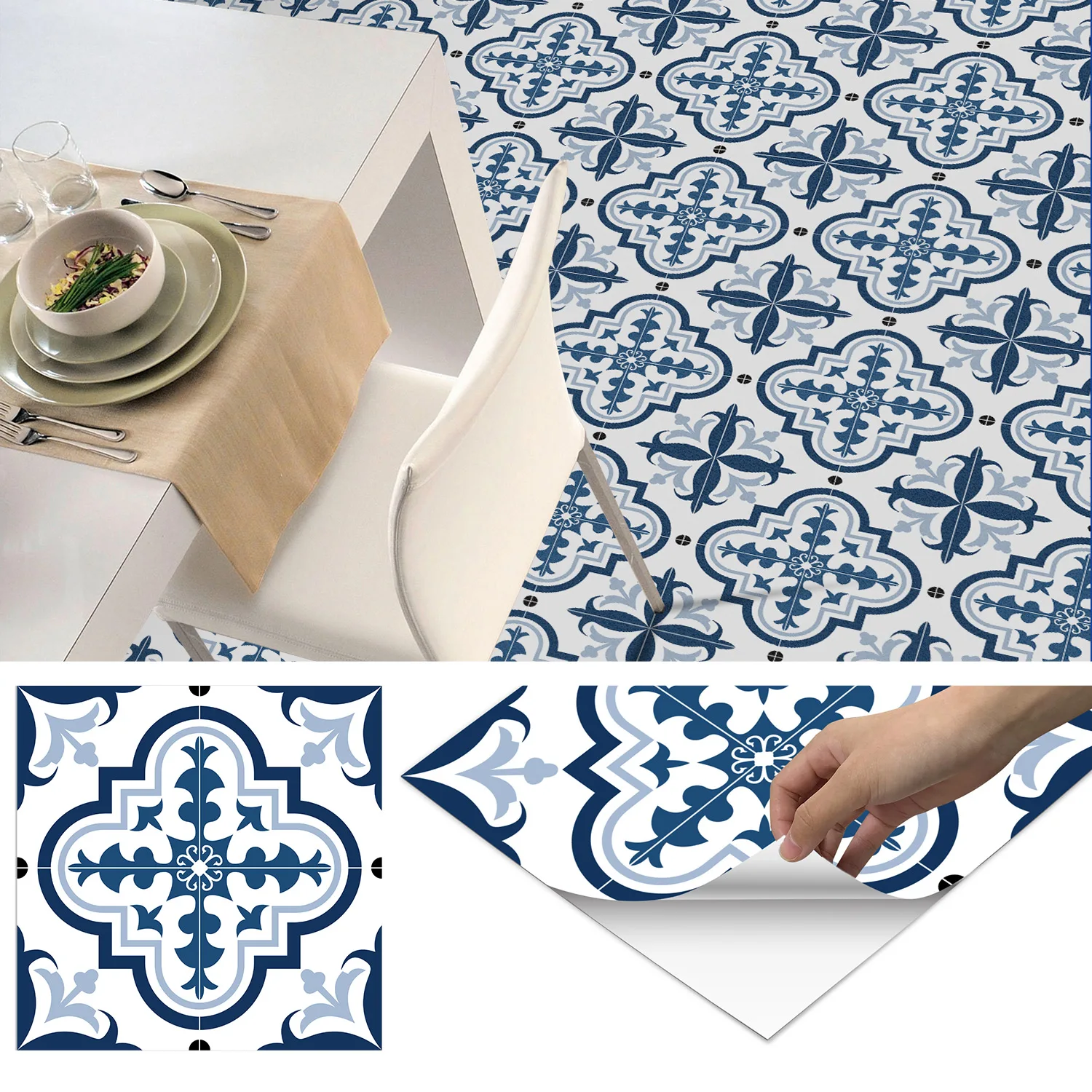 

3D thickened frosted floor decoration sticker, waterproof, anti slip and wear-resistant, suitable for indoor floor decoration