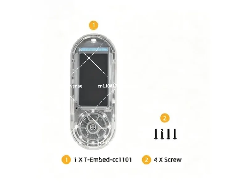 CC1101 ESP32-S3 Development Board Low-Power Sub-1 GHz RF Transceiver NFC RFID I2C Module 1300mAh