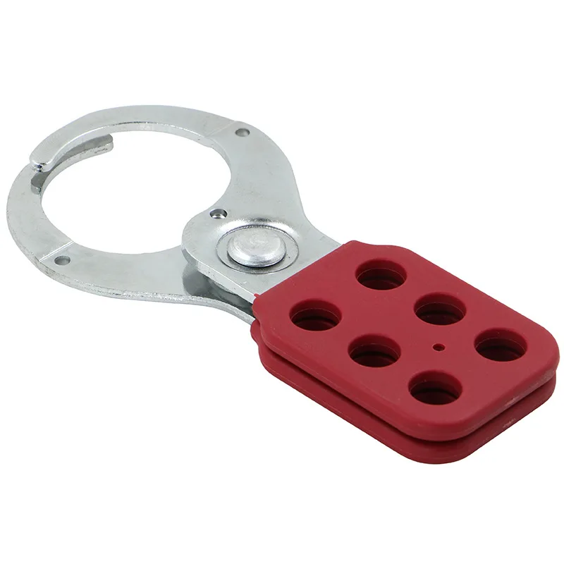 Lock out Tag out Hasp Lockout sicurezza industriale Loto Hasp 6 fori isolamento multiplo acciaio alluminio Nylon plastica lucchetto