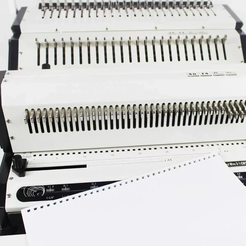 Multi‑Function Binding Machine Wire‑Comb‑Spiral 3‑in‑1 Manual Punching‑Binding Apparatus Booklet‑Catalog‑Document Bookbinding