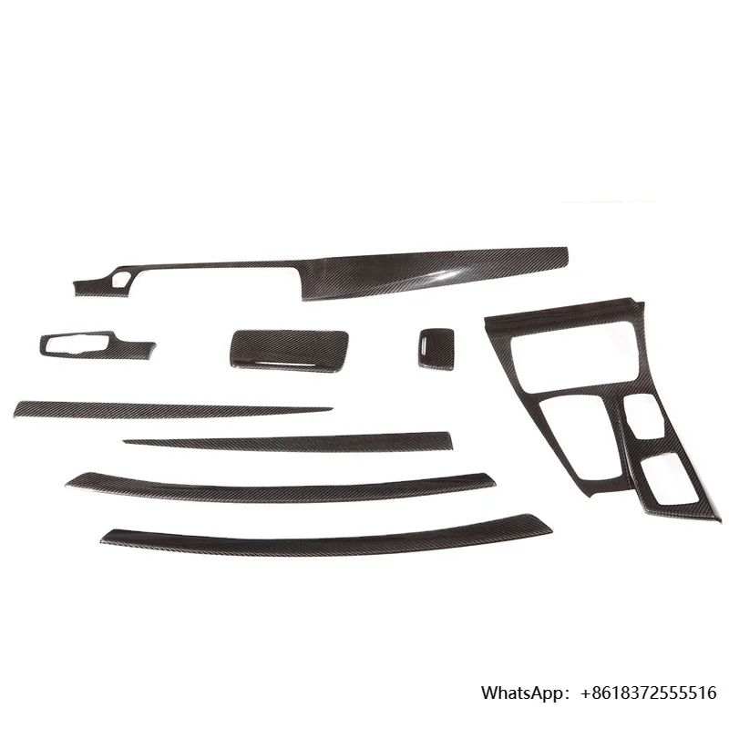 

Real Dry Carbon Fiber Dashboard Cover Auto Part Interior Trims for F18 5 Series 2011-2017