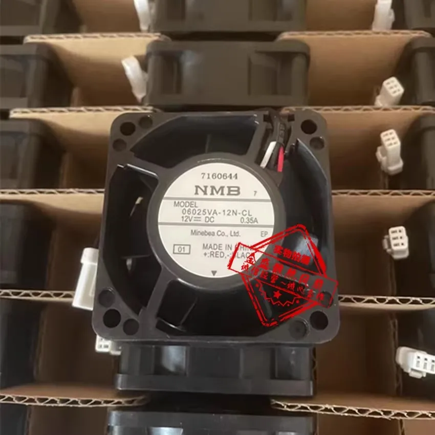 New Fan for NMB 06025VA-12N-CL DC 12V 0.35A Waterproof Frequency Converter Cooler Cooling Fan 60 *60 *25MM