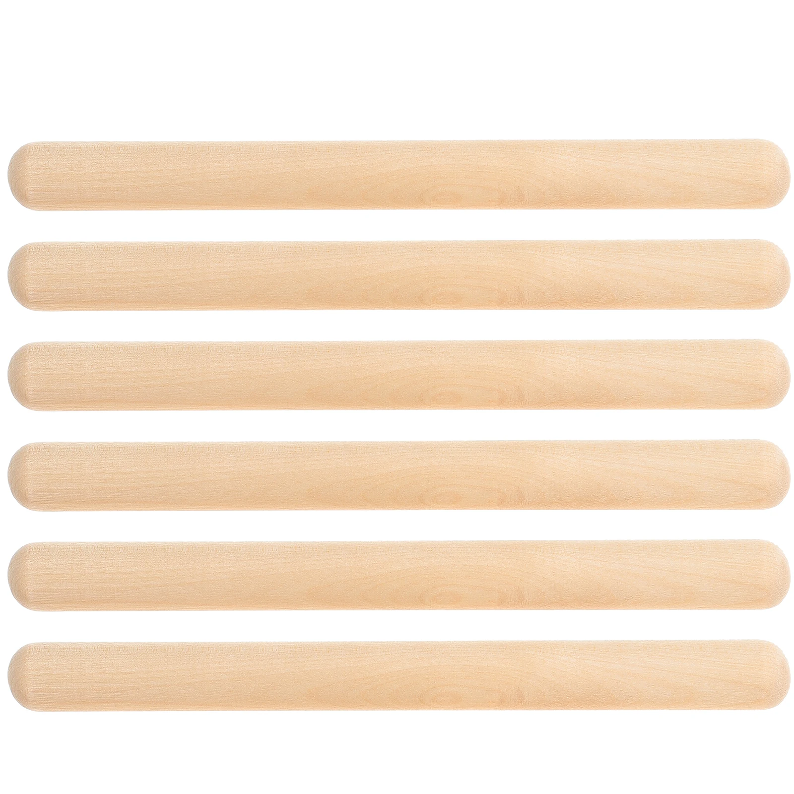 

6 Pcs Musical s Maple Rhythm Stick Percussion Instruments for s Child
