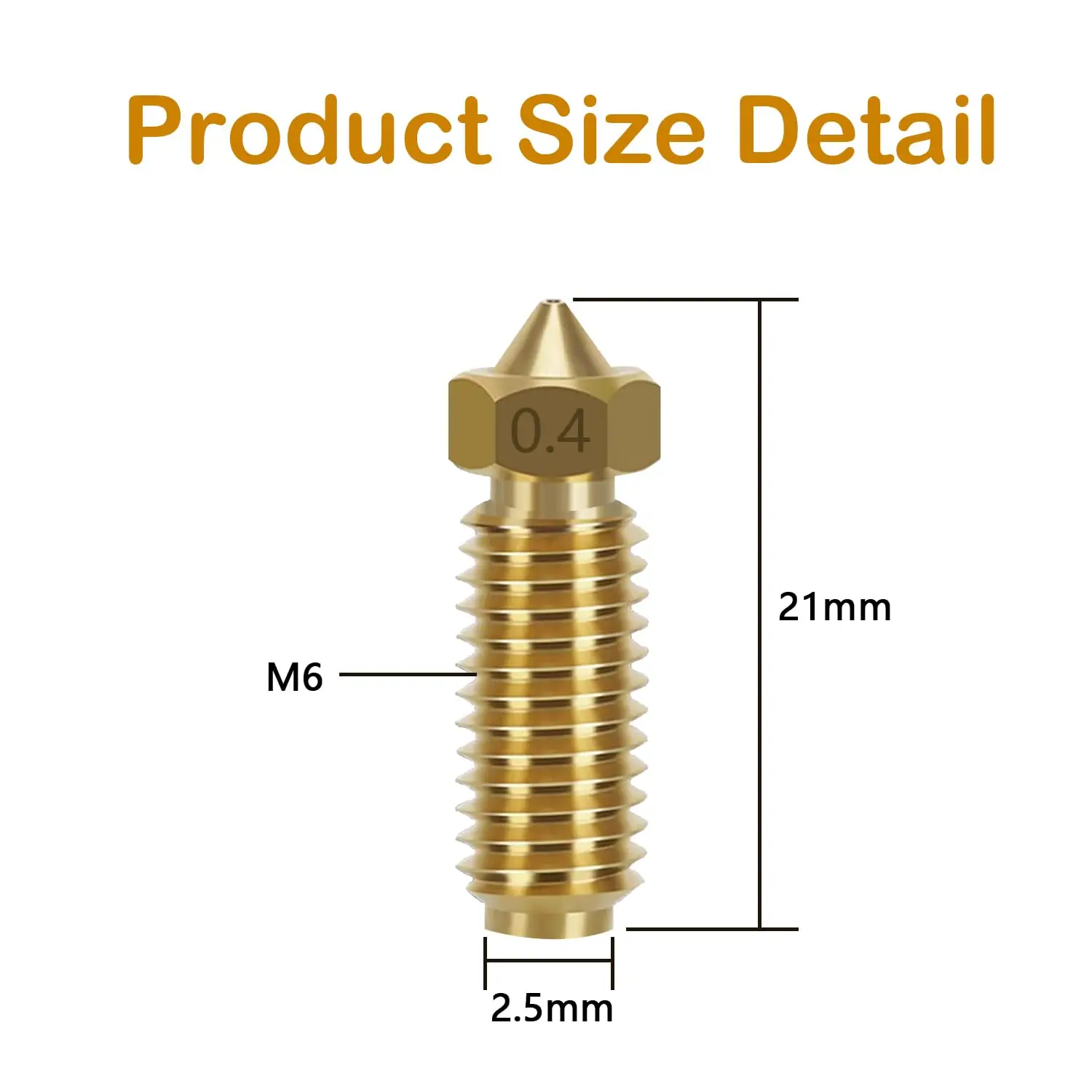 1–5 Satz für Anycubic Kobra 3 Combo Hotend mit Heatbreak-Düse, Thermistor-Hals-Heizblock für Anycubic Kobra 3 Druckkopf – Detail 6