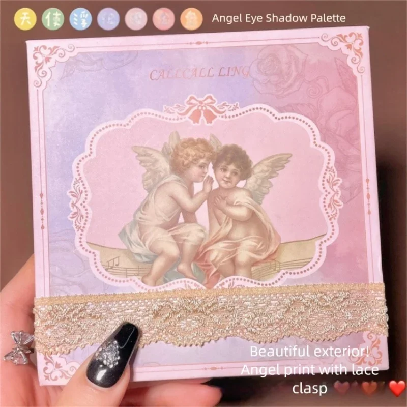 防水マットパールアイシャドウパレットブラッシュグリッターハイライターオールインワンエンボスエンジェルフェイスコントゥアメイクアップキット