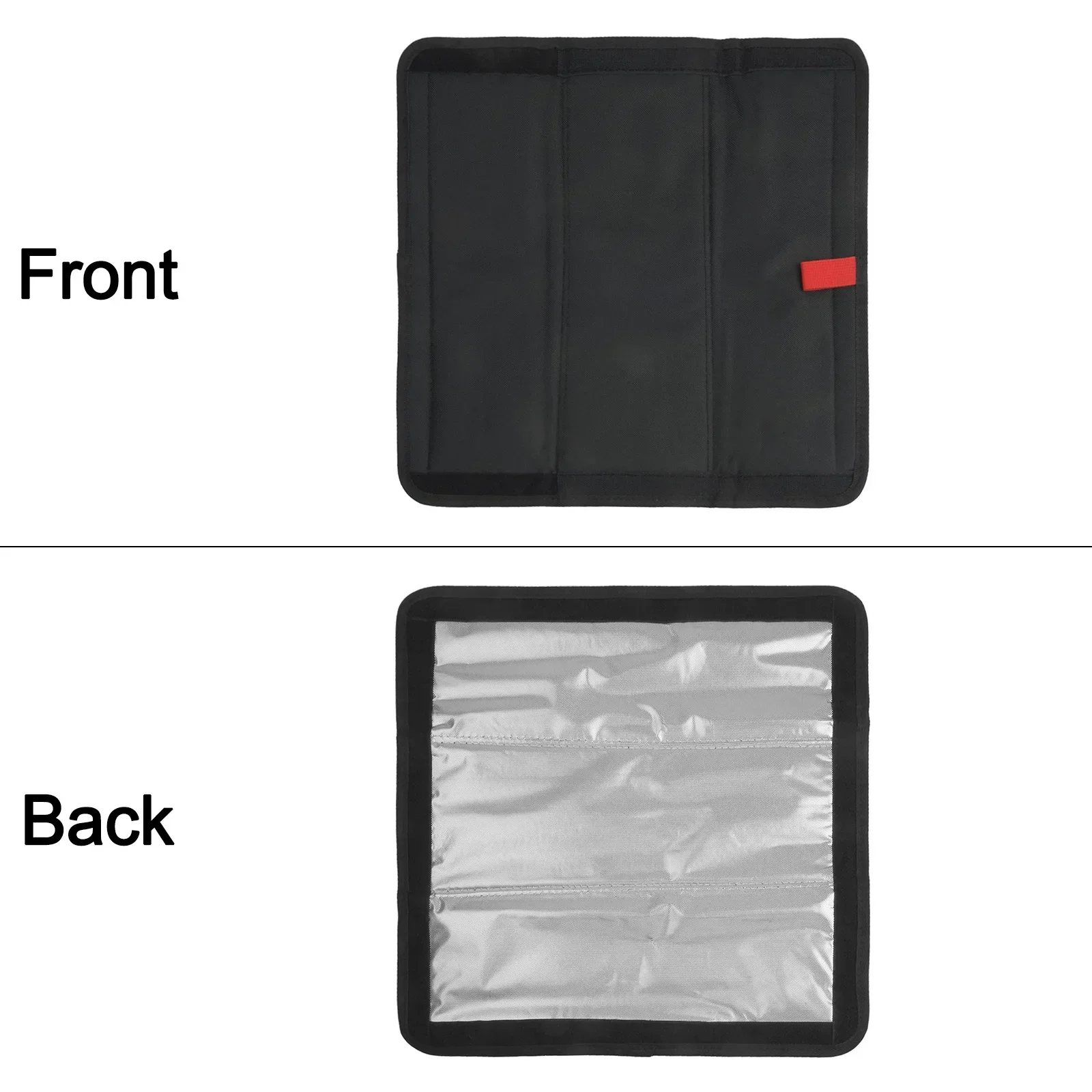 

4 Layers Thickened New Practical Sunshade Shading Pad RV Skylight Sunshade Reflective Shading Pad Waterproof Black