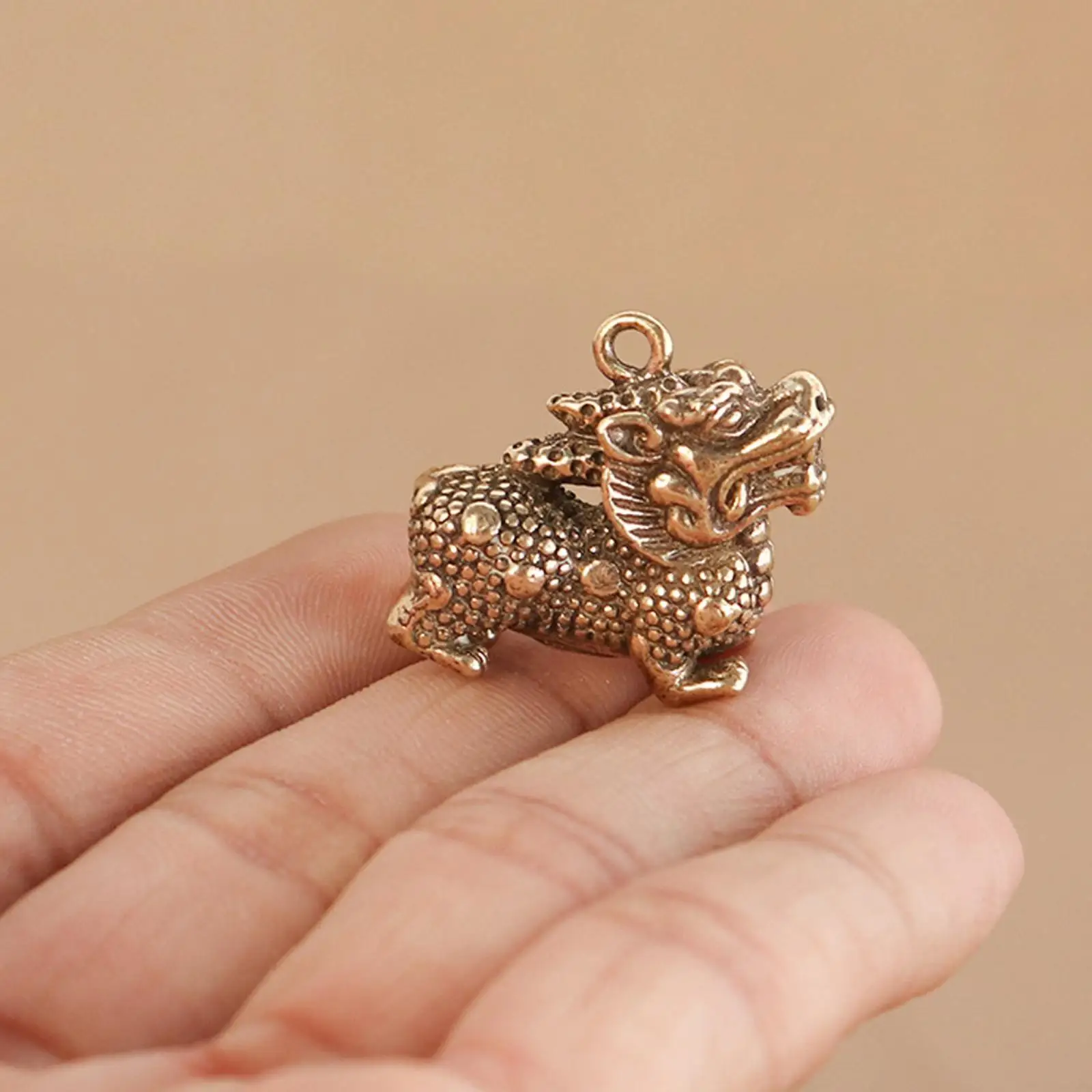 Mini Kylin Figure, Keychain, Pendant, Qilin Statue, Creative Home Gift