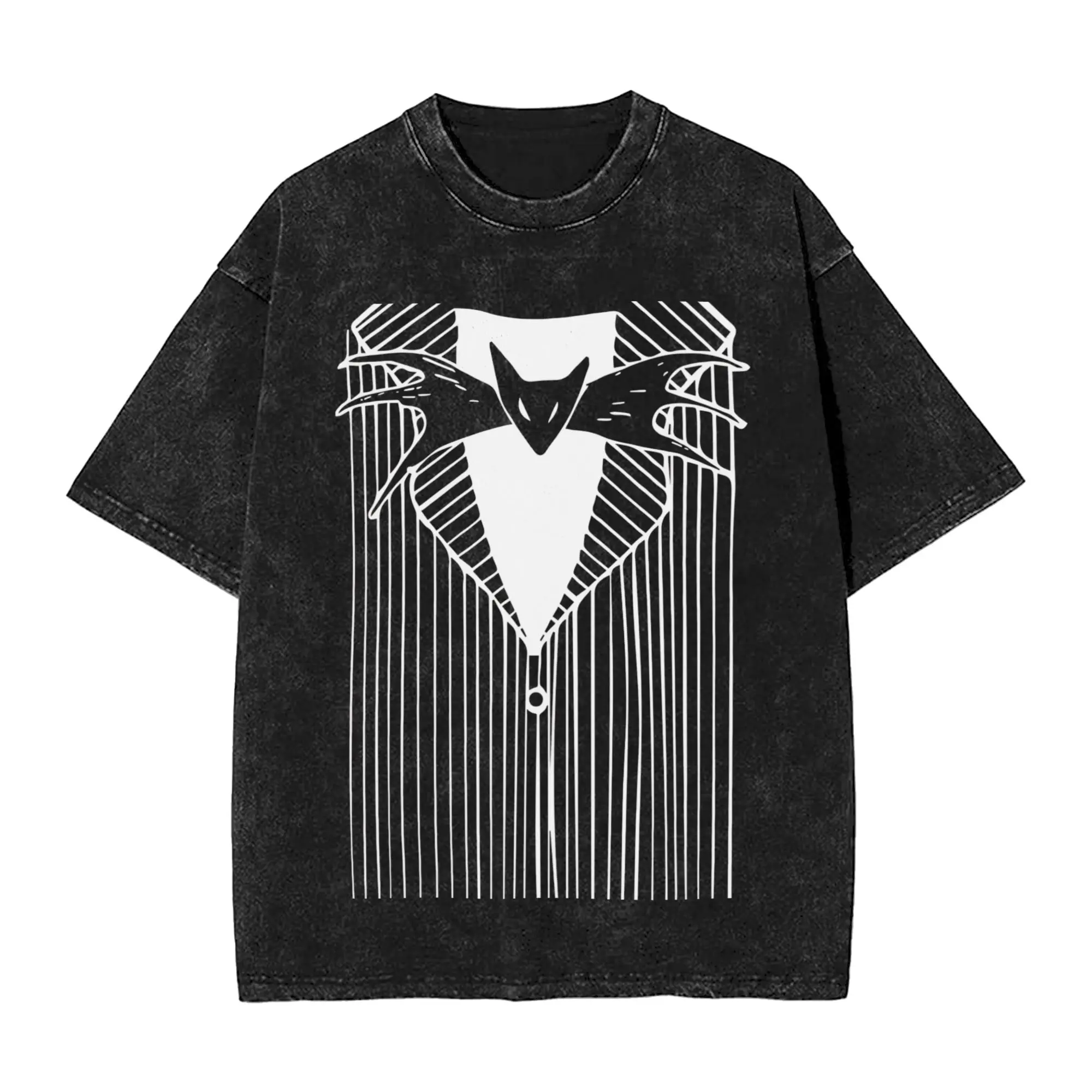 

Костюм Джека «Кошмар перед Рождеством», стираная футболка, уличная футболка в стиле хип-хоп, футболки, топы для мужчин и женщин, летние большие размеры