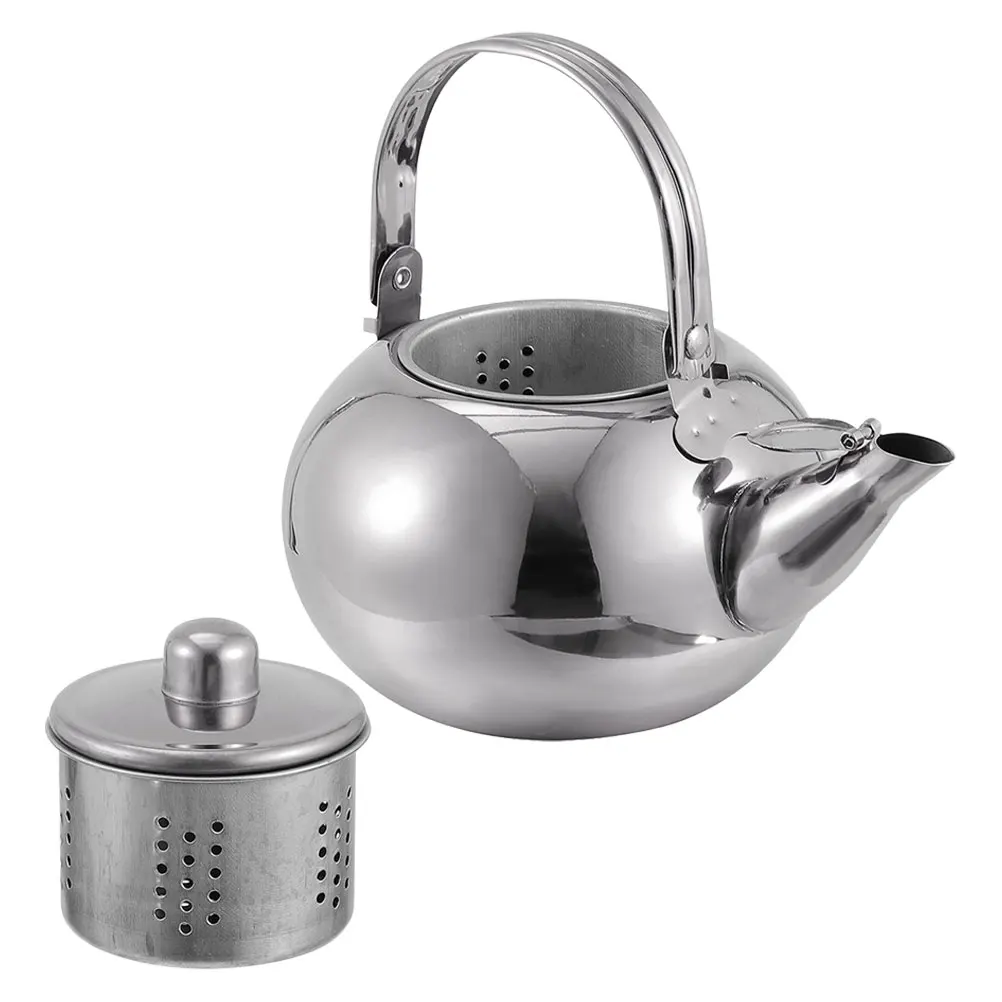 

Stainless Steel Tea Kettle Small Stovetop Teapot Sound Retro Teakettle Hot Water
