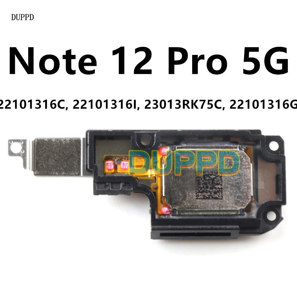 For Xiaomi Redmi Note 12 Pro Plus 5G Louder Loudspeaker Ringer Buzzer Replacement Part Note 12Pro