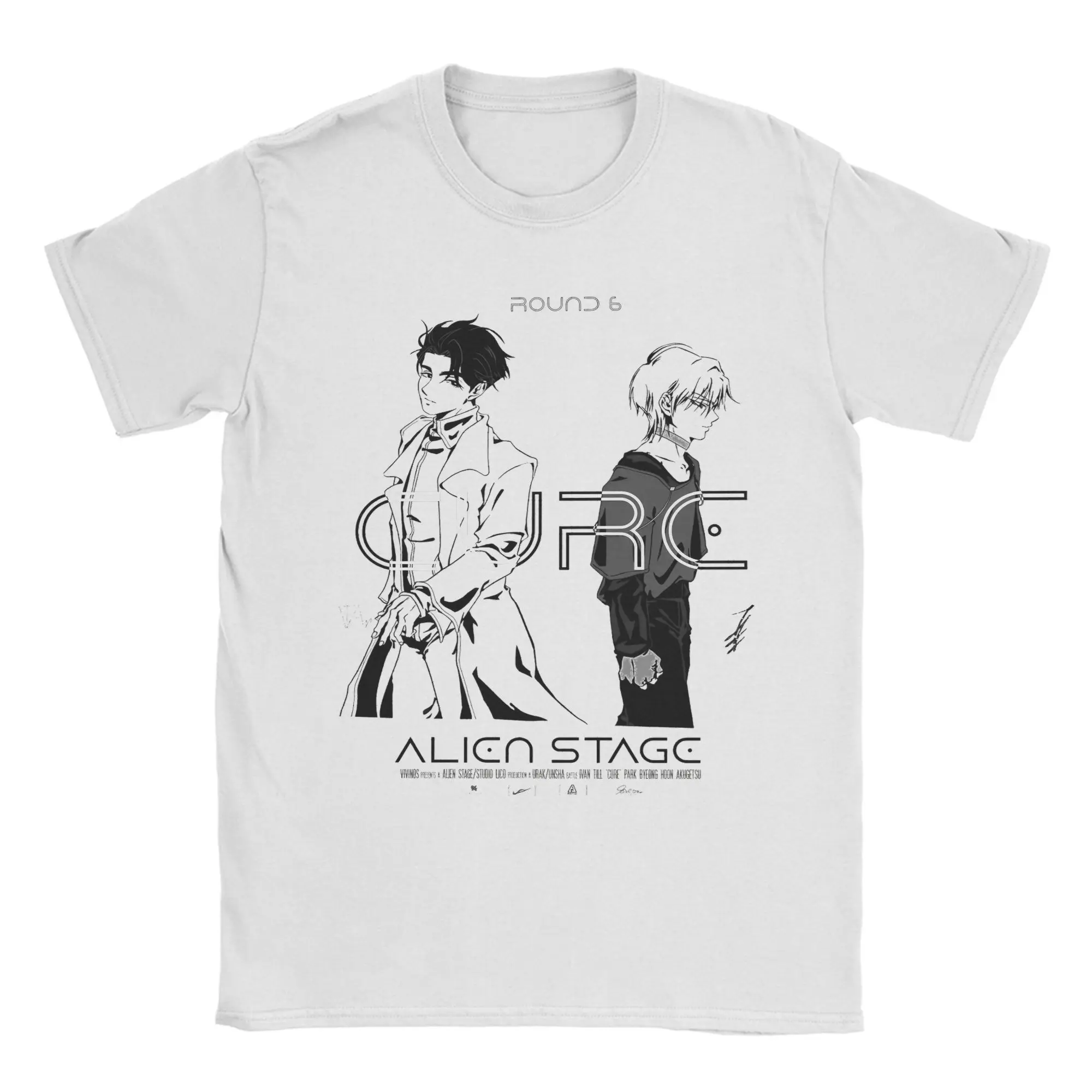 Men Women T-Shirts Ivan & Till 'CURE' Round 6  Alien Stage Leisure Cotton Tee Shirt Short Sleeve  T Shirt O Neck Tops Adult