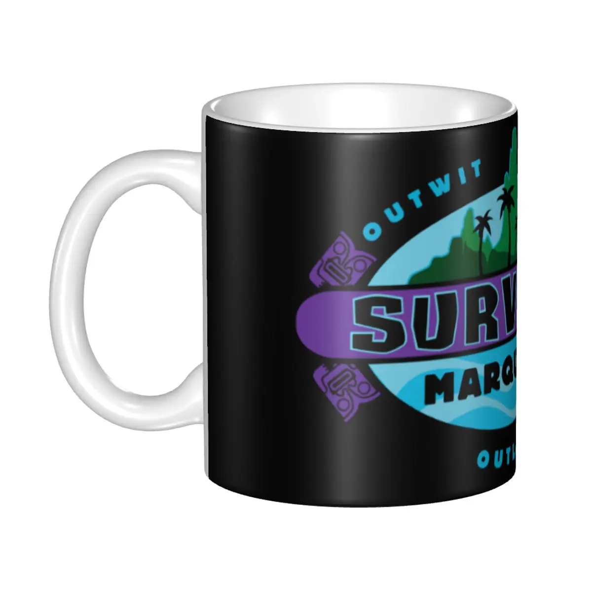 

Personalized Reality TV Survivor Coffee Mug DIY Ceramic Tea Milk Cups