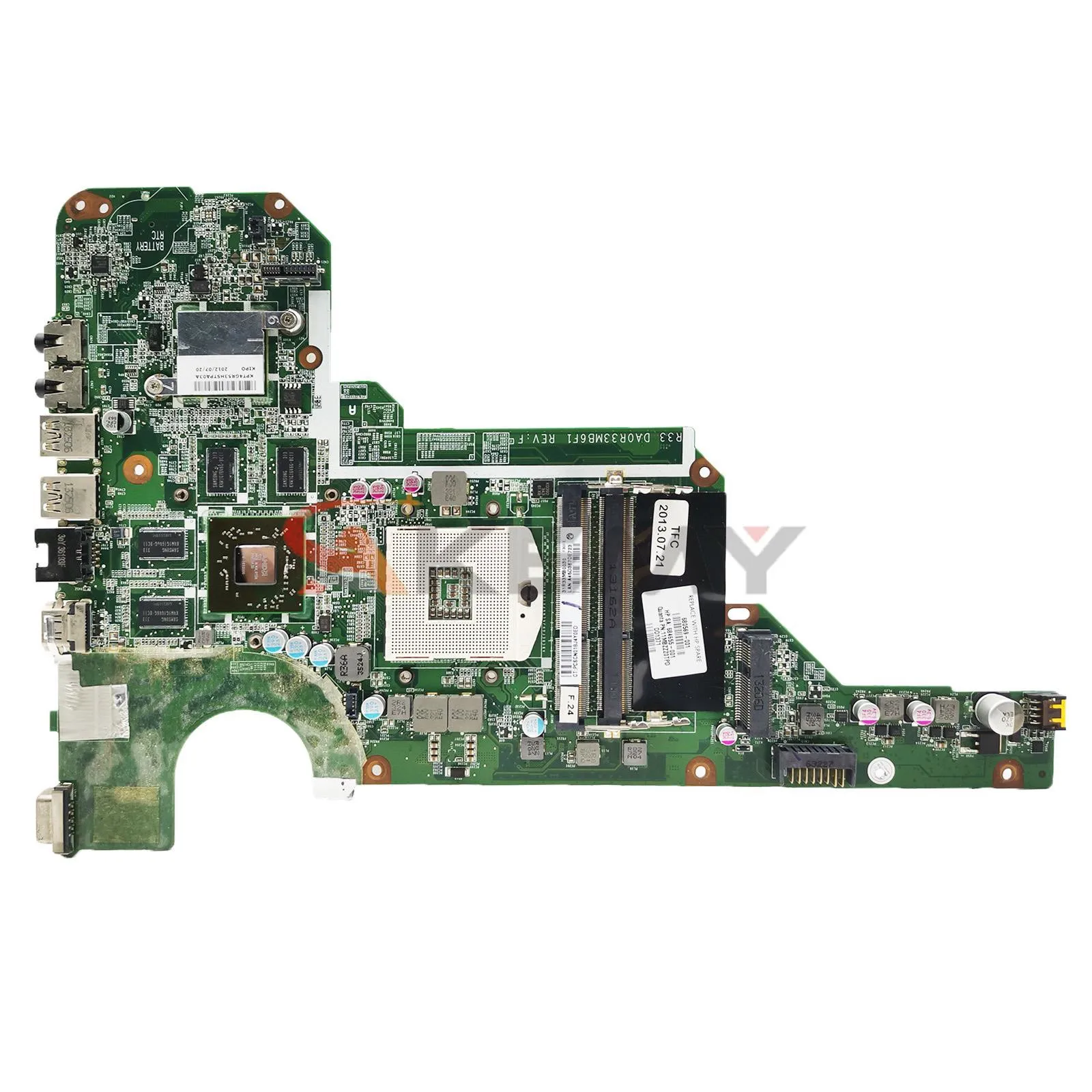 Shenzhen For HP G4-2000 G6-2000 G7-2000 Laptop Motherboard DA0R33MB6F1 DA0R33MB6F0 DA0R33MB6E0 Mainboard HD7670M