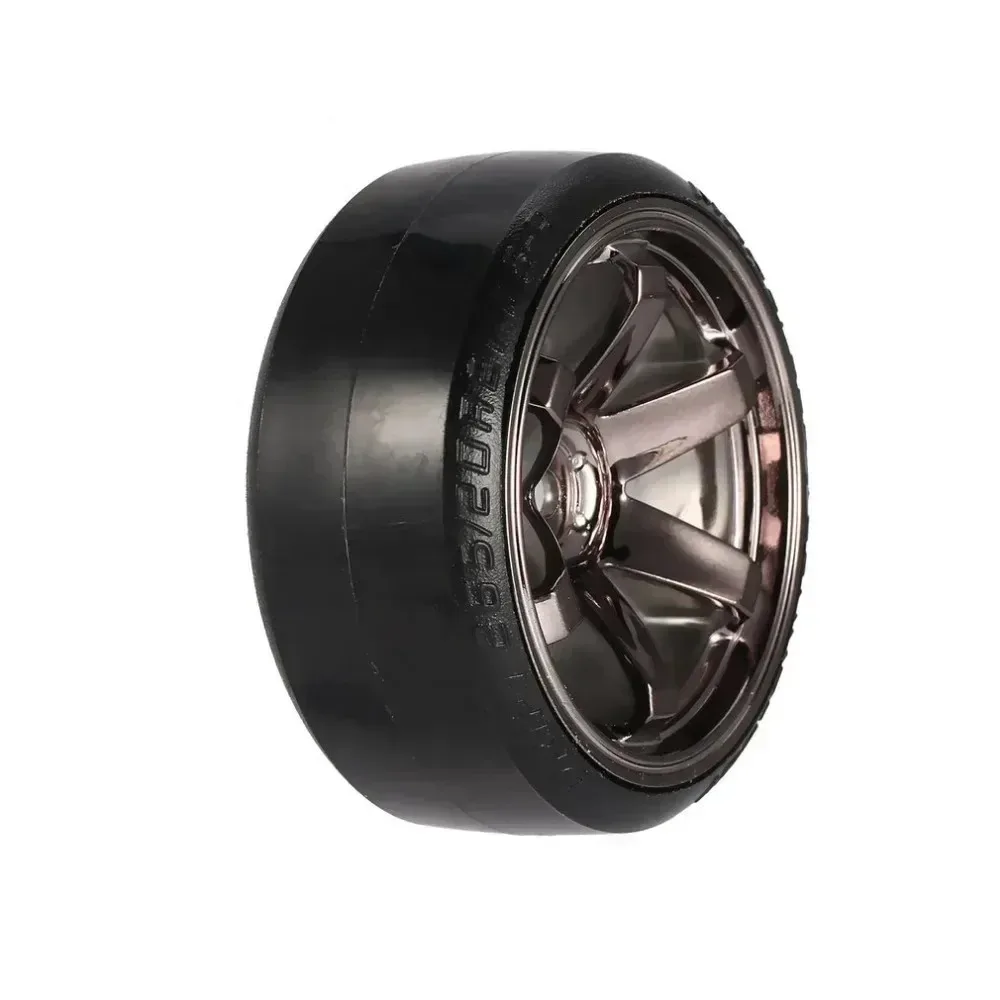 4 stuks 60mm 1/10 bandenwielset harde kunststof velgen voor RC auto Drift 3Racing HSP Tamiya DS5 Wltoys USUKANI Kyosho MST Yokomo - afbeelding 2