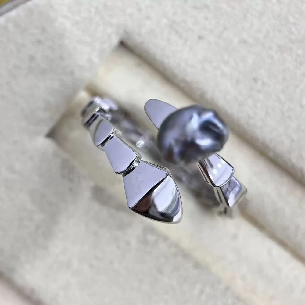 

3 шт. аксессуары из жемчуга своими руками, пустой держатель для жемчужного кольца, держатель для кольца из змеиного золота и серебра, с круглыми бусинами диаметром 7-9 мм.