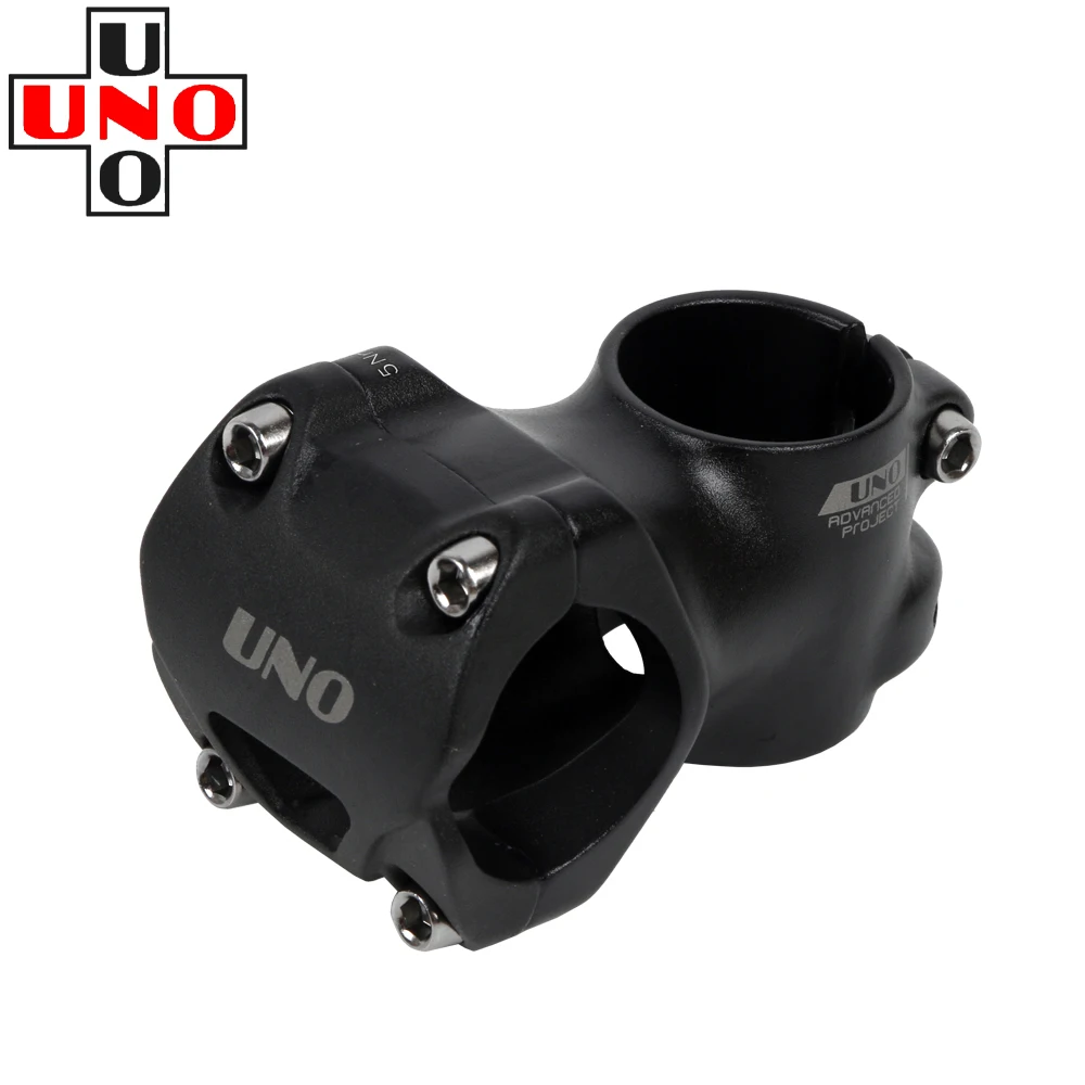 UNO 0 Degree Road Mountain DH Bike Handlebar Stem Aluminum Alloy Ultralight 31.8mm*35/45mm Bike Short Stem Bicycle Accessorie