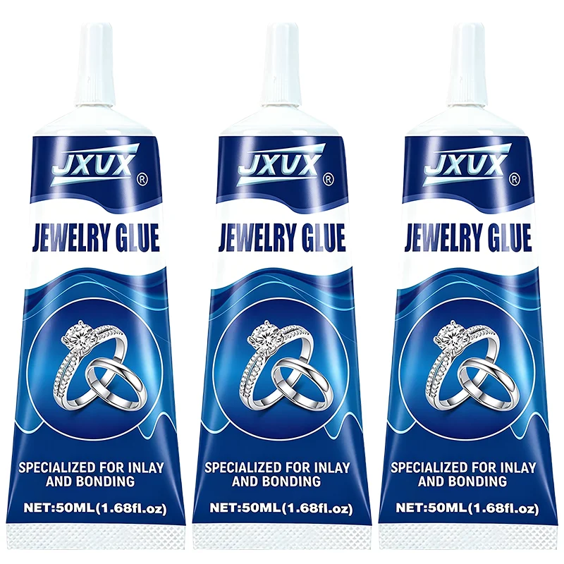 Pacote com 1-3 Colas Rápida para Joias, Super Cola B7000, Super Cola para Unhas Artesanais DIY, Cola Líquida Adesiva para Fabricação de Joias com Resina Epóxi com Ponta de Precisão
