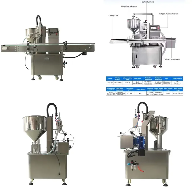 Customized High Precision 1 Head Automatic Paste Filling Machine for Shampoo Oil Cosmetics Cream Bottles with Motor