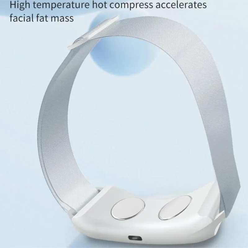 V-face instrument thin micro current chin shaping instrument lifting double chin V-face instrument vibration hot compress facial