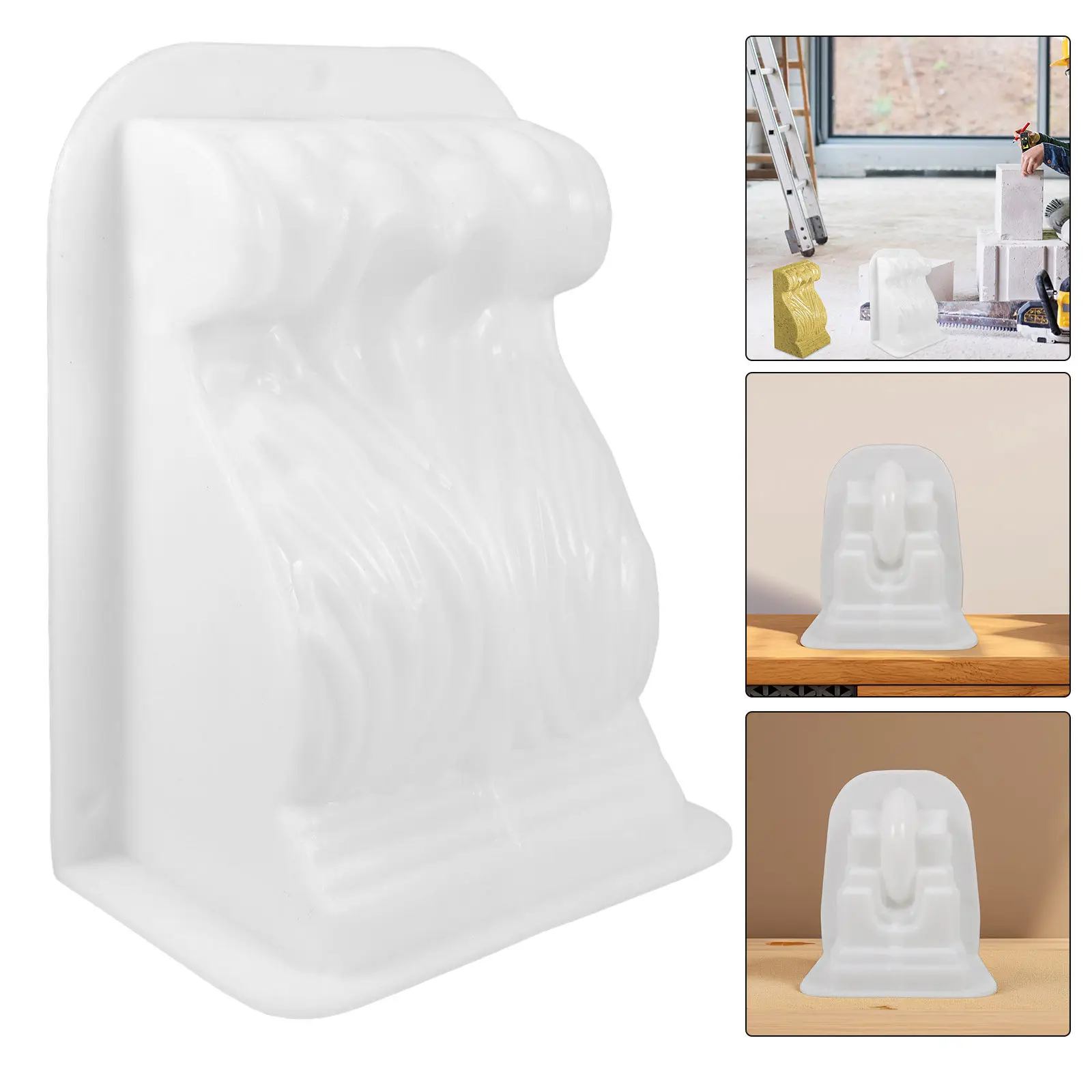 Roman Column Mold Cement Casting Form for European Villa Corbel Decorative Concrete DIY Garden Paver Balustrade Corridor Edge